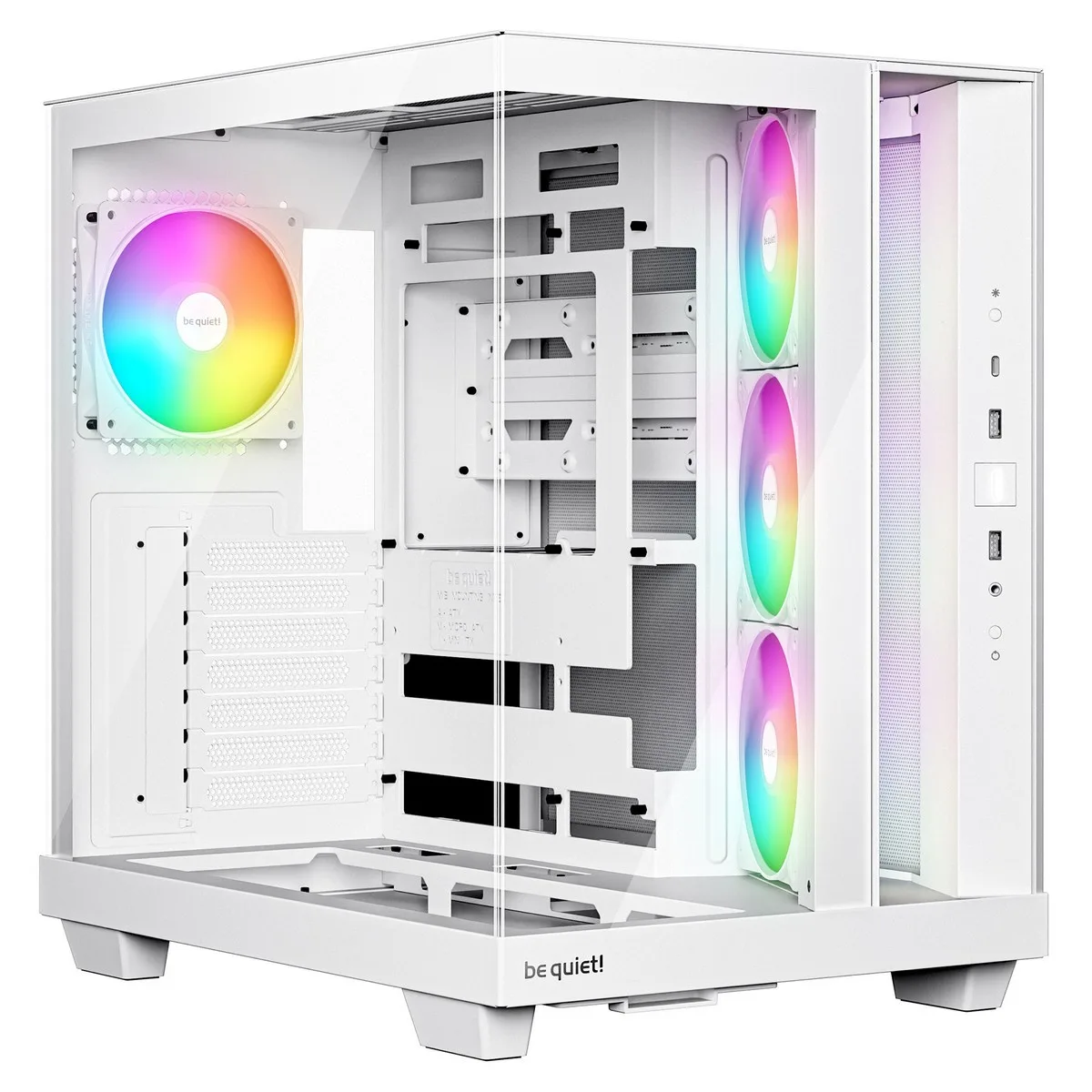 be quiet Light Base 500 LX ARGB Midi Tower Case - White