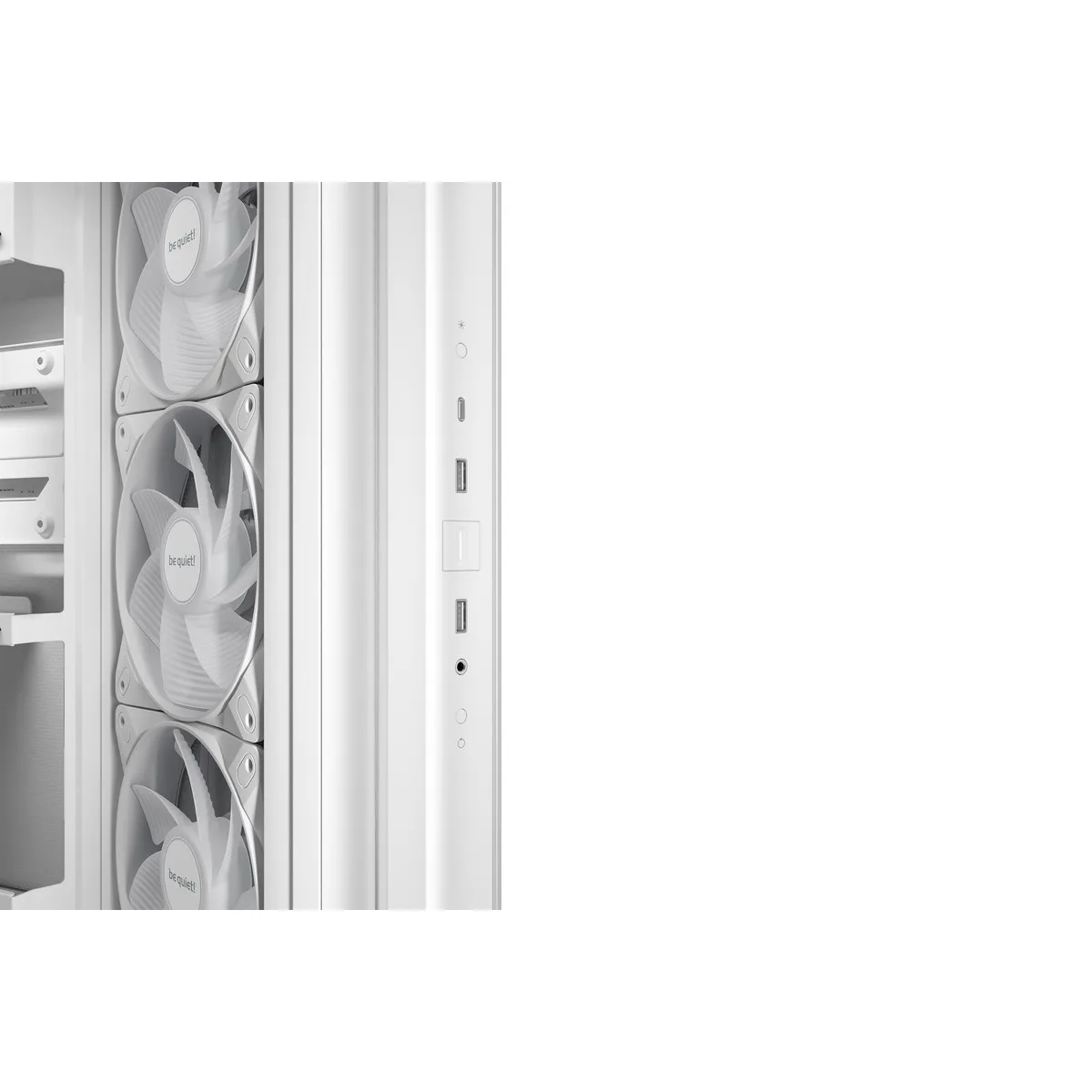 be quiet Light Base 500 LX ARGB Midi Tower Case - White 5