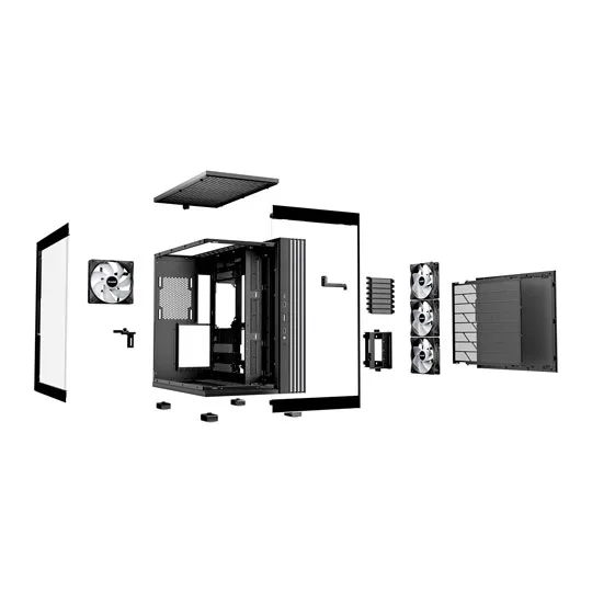 be quiet! Light Base 600 LX Windowed ARGB Black PC Gaming Case 3