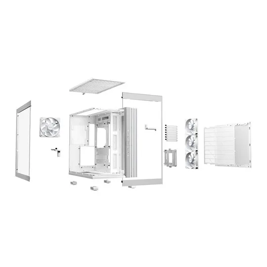 be quiet! Light Base 600 LX Windowed ARGB White PC Gaming Case 3