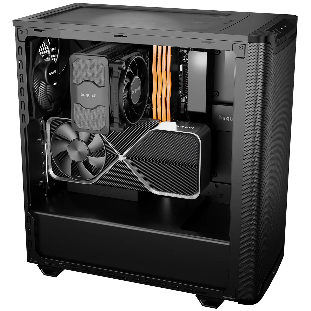 be quiet! PURE BASE 501 Airflow Black Mid Tower Case 5