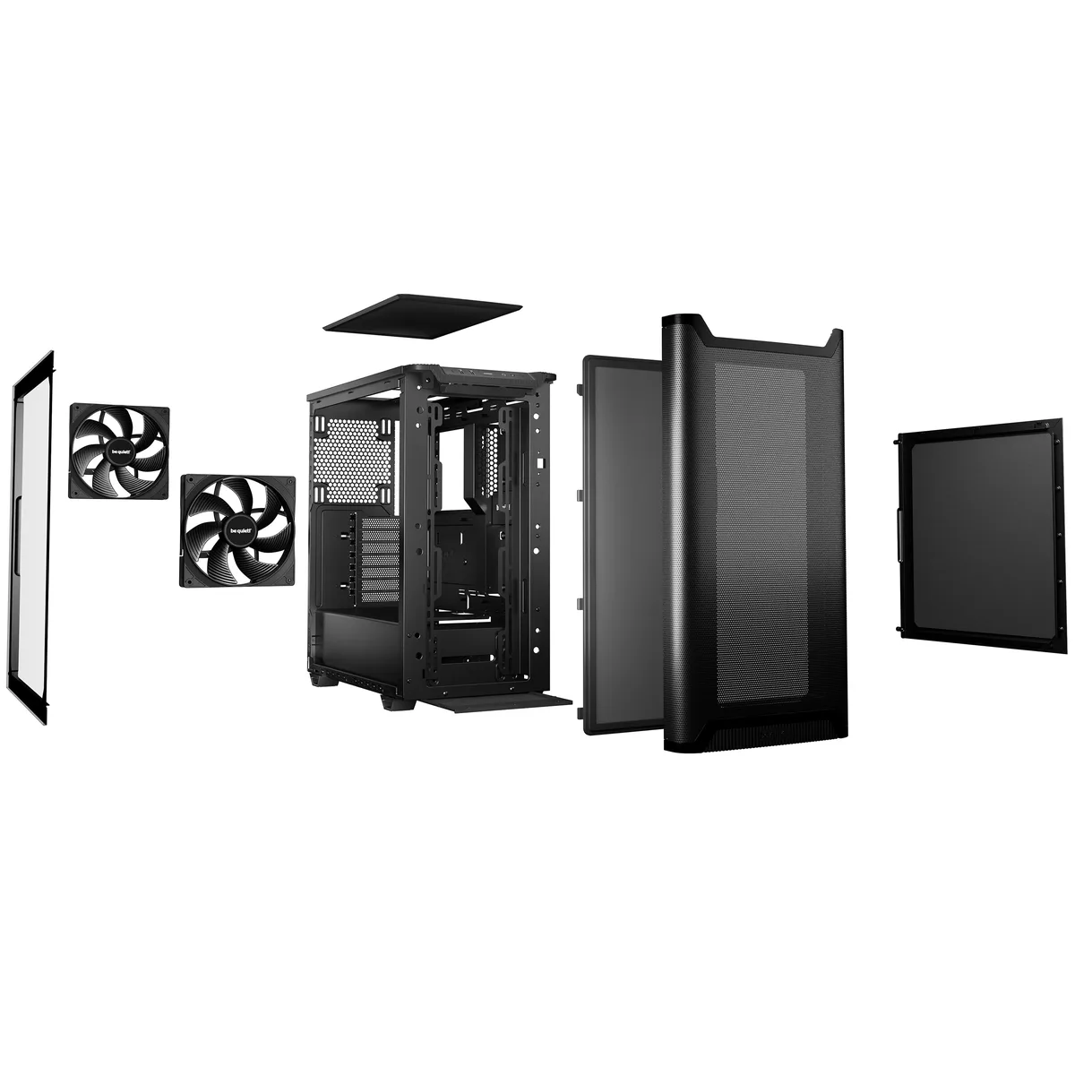 be quiet! PURE BASE 501 Airflow Black Mid Tower Case 7