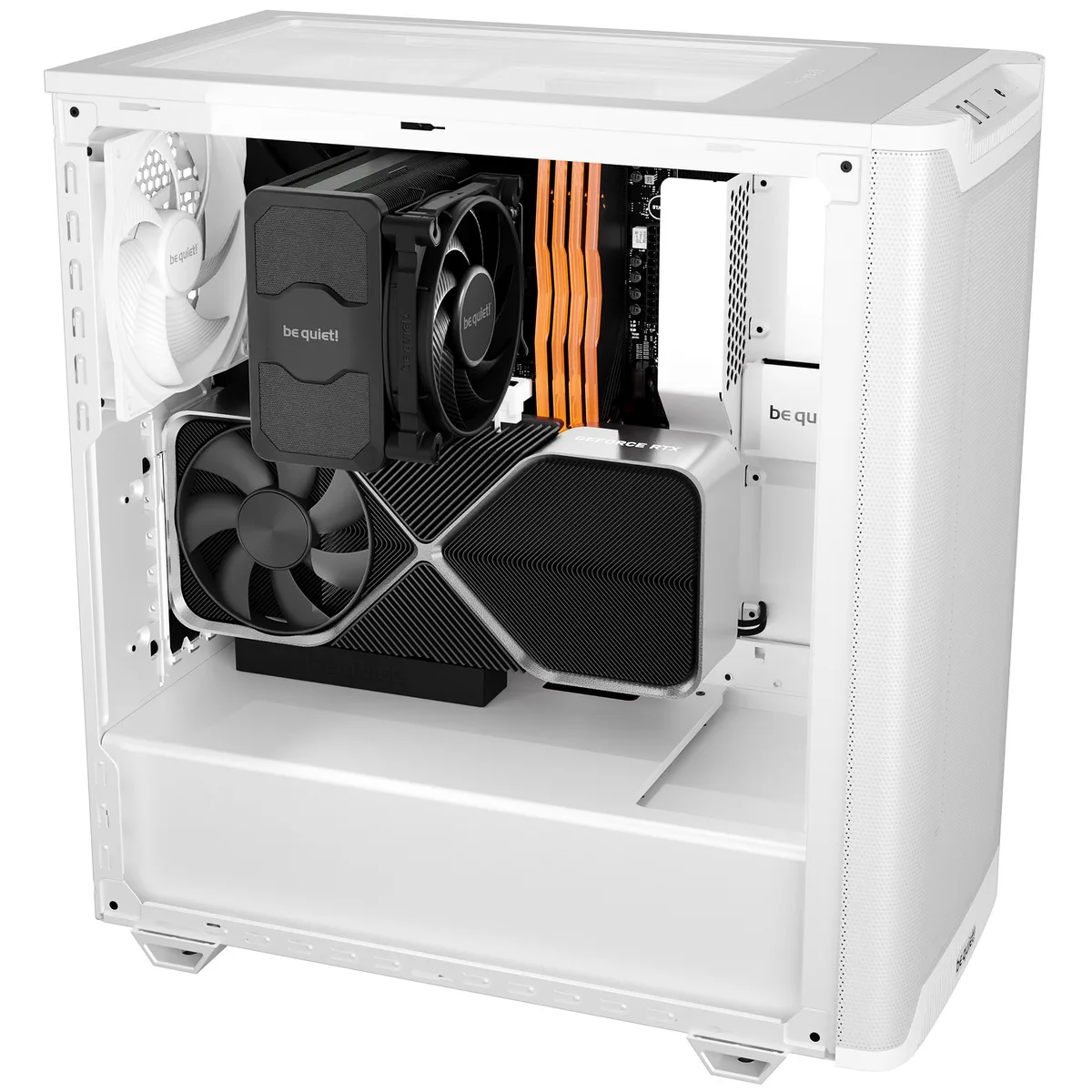 be quiet! PURE BASE 501 Airflow Window White 5