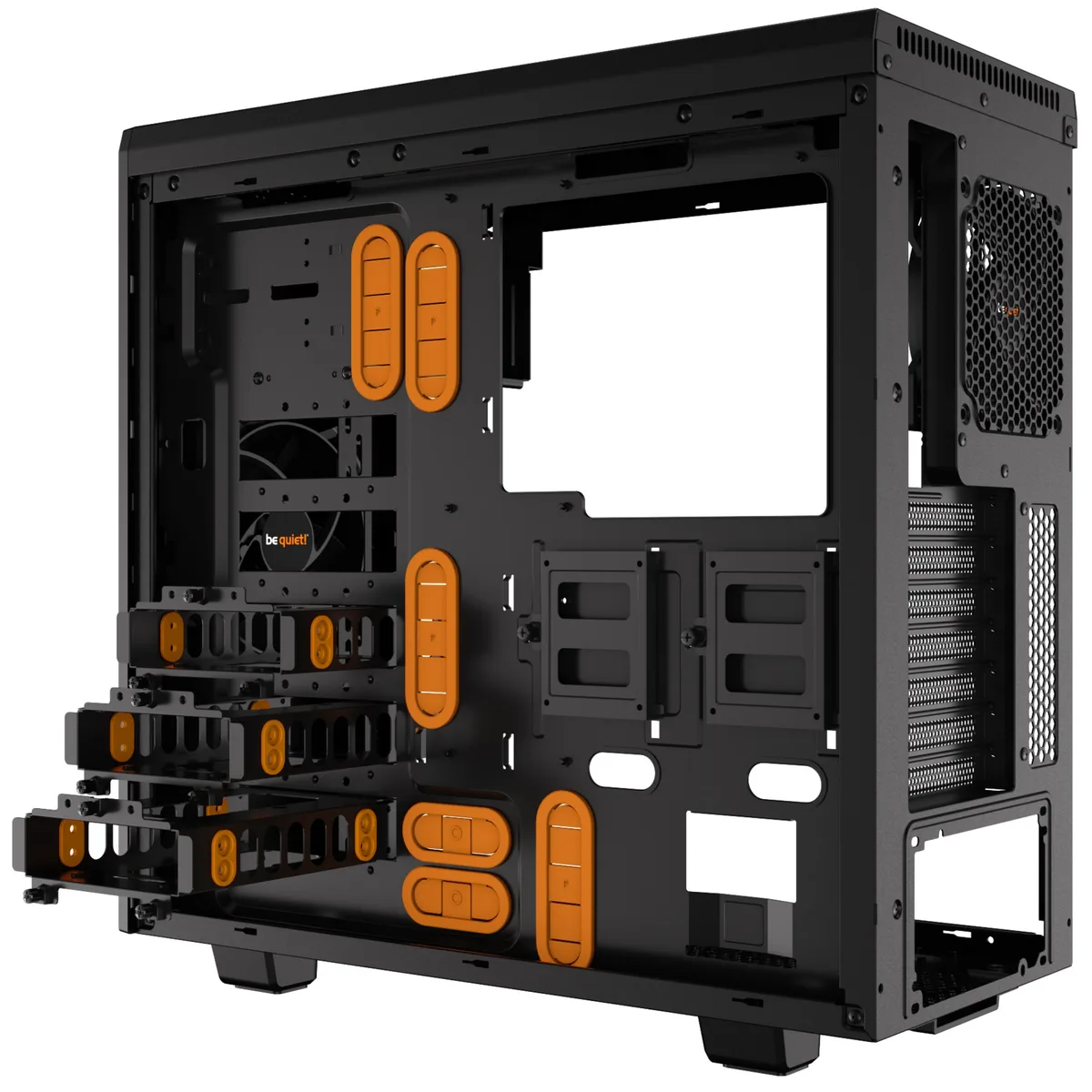 be quiet! Pure Base 600 Midi Tower Case - Orange Window 3