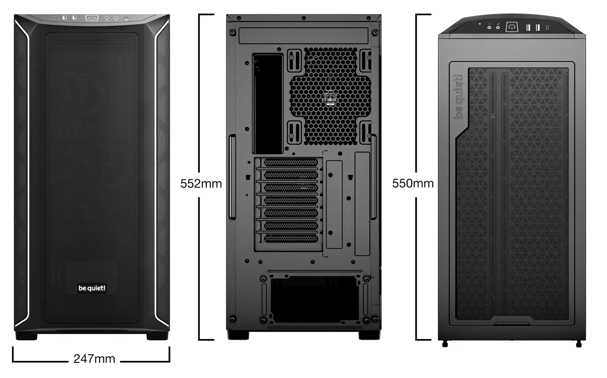 be quiet! Shadow Base 800 DX Black 2