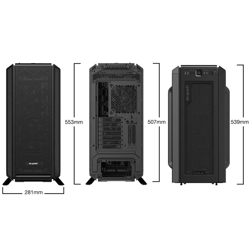 be quiet Silent Base 802 Midi Tower Case - Black 2
