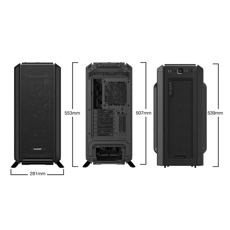 be quiet! Silent Base 802 Midi Tower Case - Black Window 5