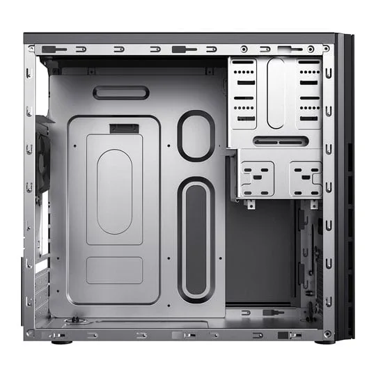 CiT Course Black MicroATX PC Case 2