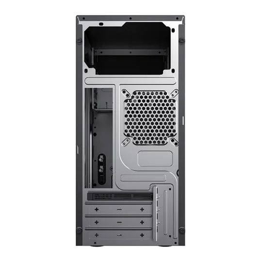CiT Course Black MicroATX PC Case 4