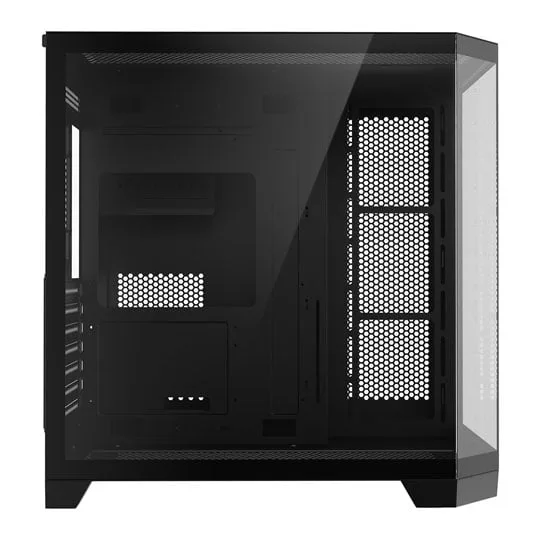 CiT DS360 Black Mid Tower Tempered Glass PC Gaming Case 2
