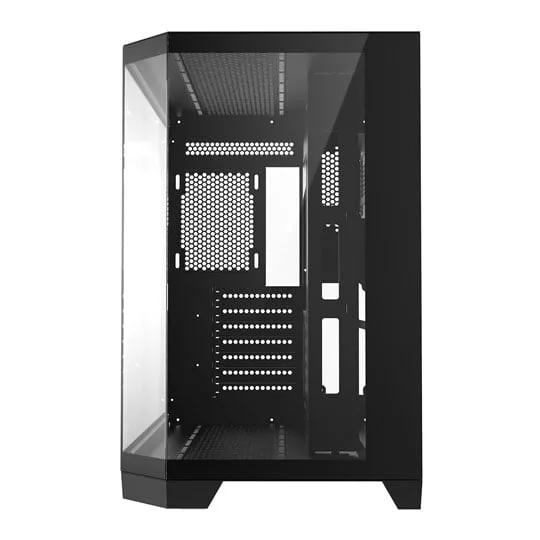 CiT DS360 Black Mid Tower Tempered Glass PC Gaming Case 3