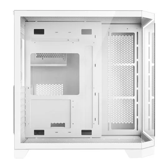 CiT DS360 White Mid Tower Tempered Glass PC Gaming Case with 4x Celsius Fans 2