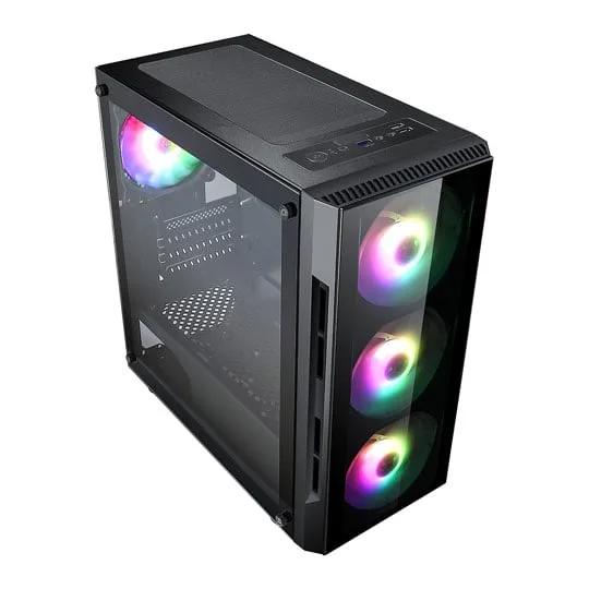 CiT Flash Windowed MicroATX Gaming Case 3