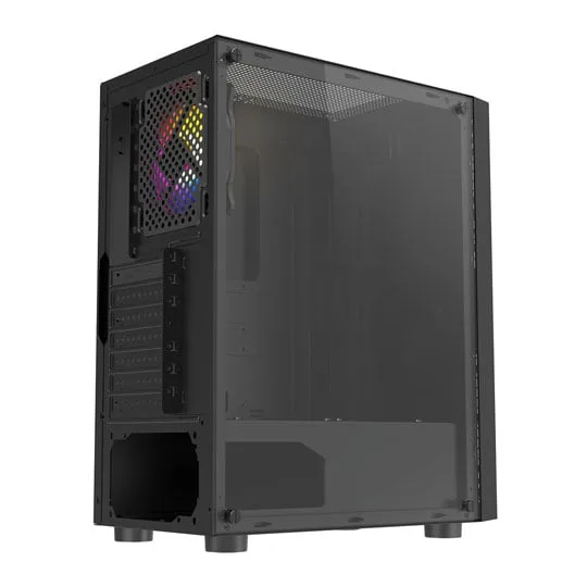 CiT Galaxy Mid-Tower Windowed Black PC Gaming Case 3