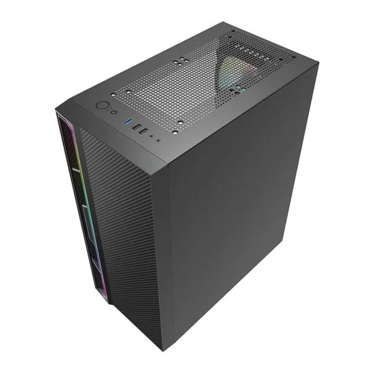 CiT Galaxy Mid-Tower Windowed Black PC Gaming Case 4