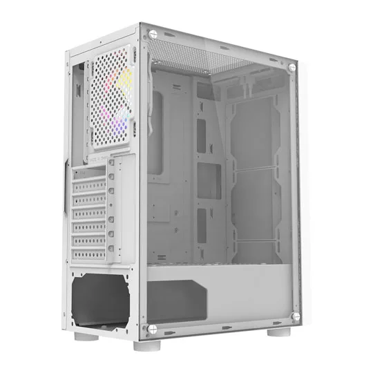 CiT Galaxy Mid-Tower Windowed White PC Gaming Case 3