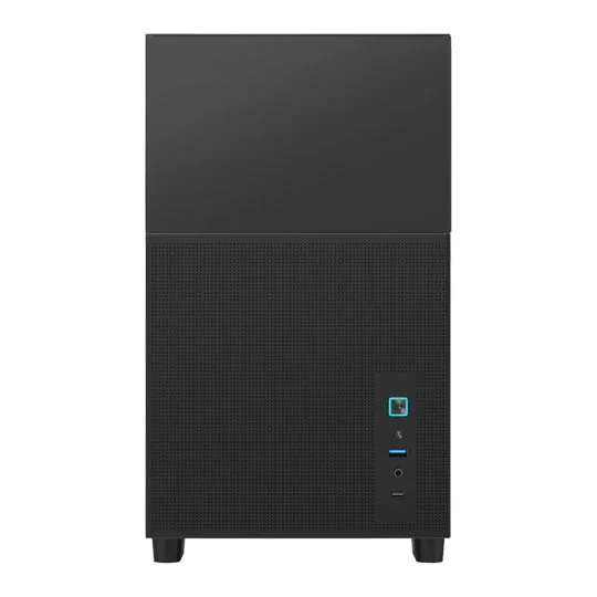 CiT Jupiter Black MicroATX PC Case with 8-Inch LCD Screen 3