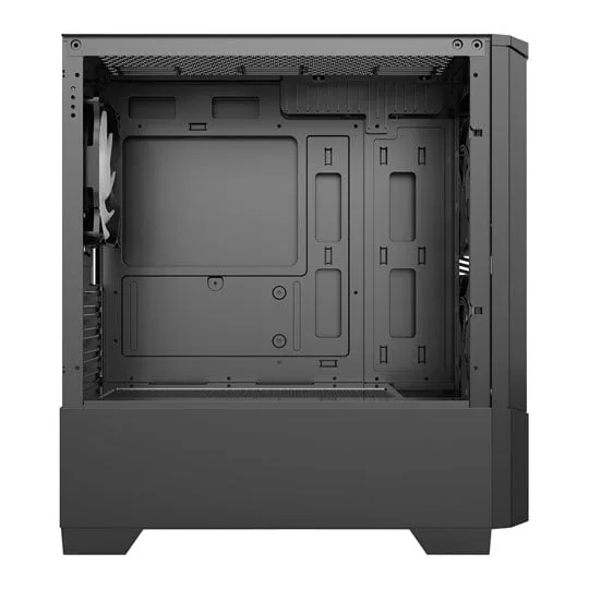 CiT Level 1 Black Tempered Glass MicroATX Case 2