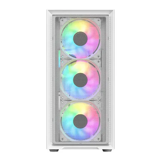CiT Luna White Tempered Glass MicroATX Case 3