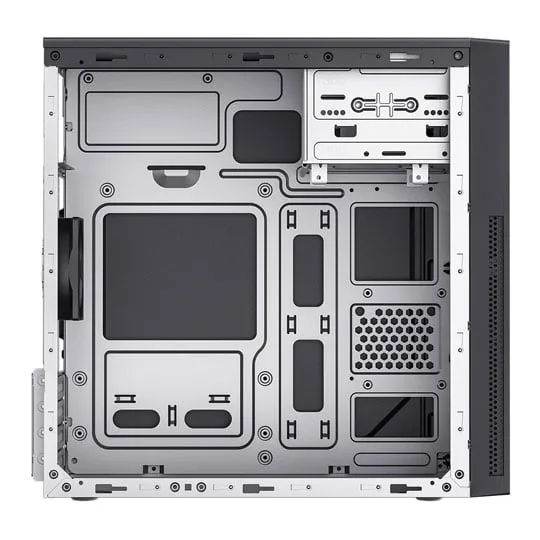 CiT Mentor Black MicroATX Office PC Case 2