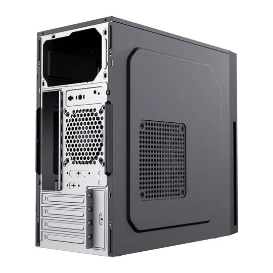 CiT Mentor Black MicroATX Office PC Case 3