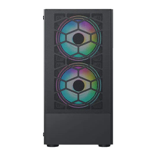 CiT Meta MicroATX Tower Tempered Glass PC Gaming Case 3