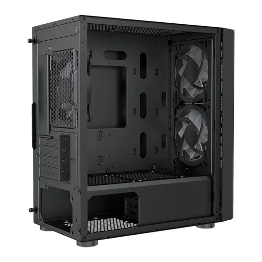 CiT Meta MicroATX Tower Tempered Glass PC Gaming Case 4