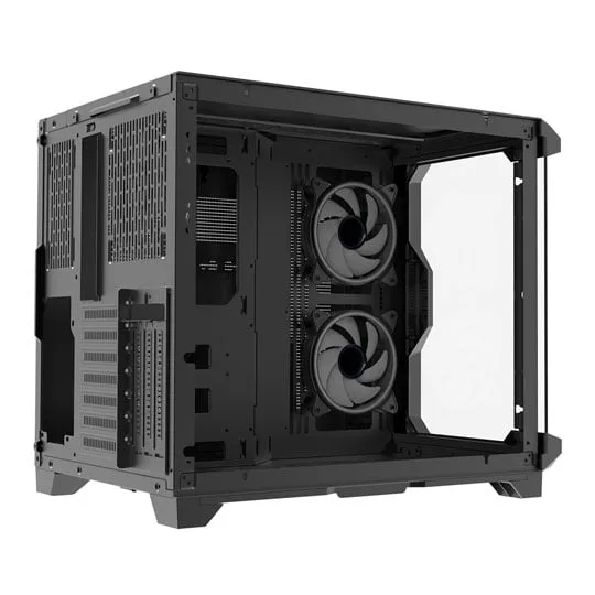 CiT Pro Android X Black Windowed Gaming Cube Case 4