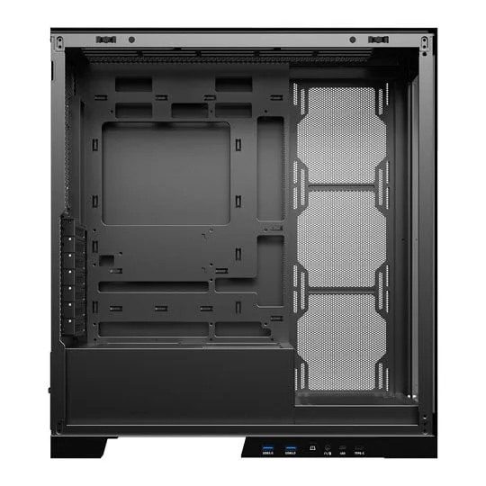 CiT Pro Diamond XR Black Mid Tower PC Case 2