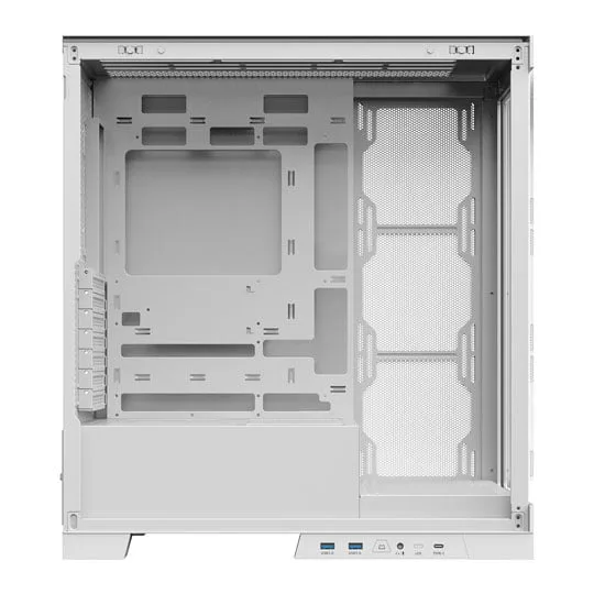 CiT Pro Diamond XR White Mid Tower PC Case 2