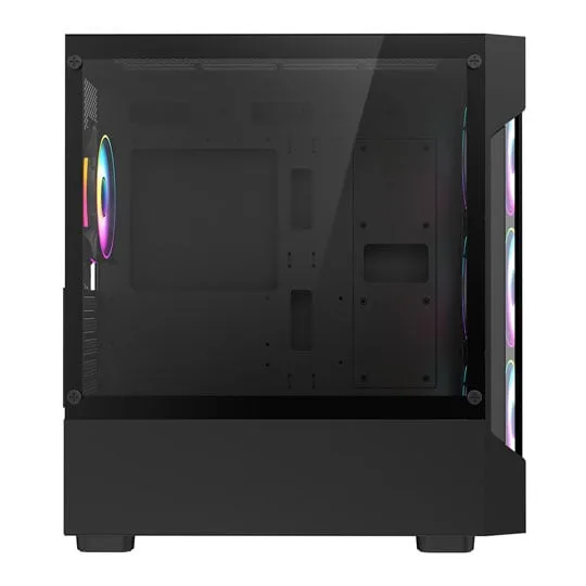 CIT Tornado Black MicroATX PC Gaming Case 2