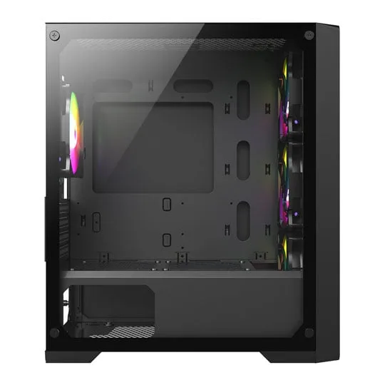 CiT Vento Micro-ATX Black PC Gaming Case 2