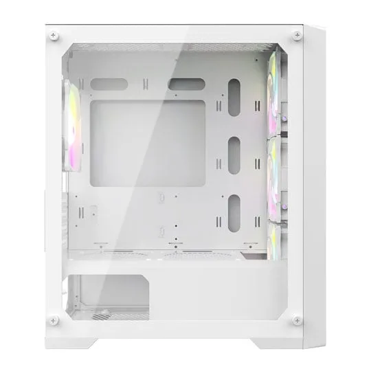 CiT Vento Micro-ATX White PC Gaming Case 2