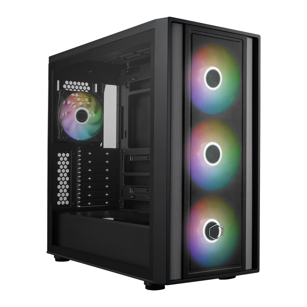 Cooler Master MasterBox 600 Mid Tower ATX Case - Black