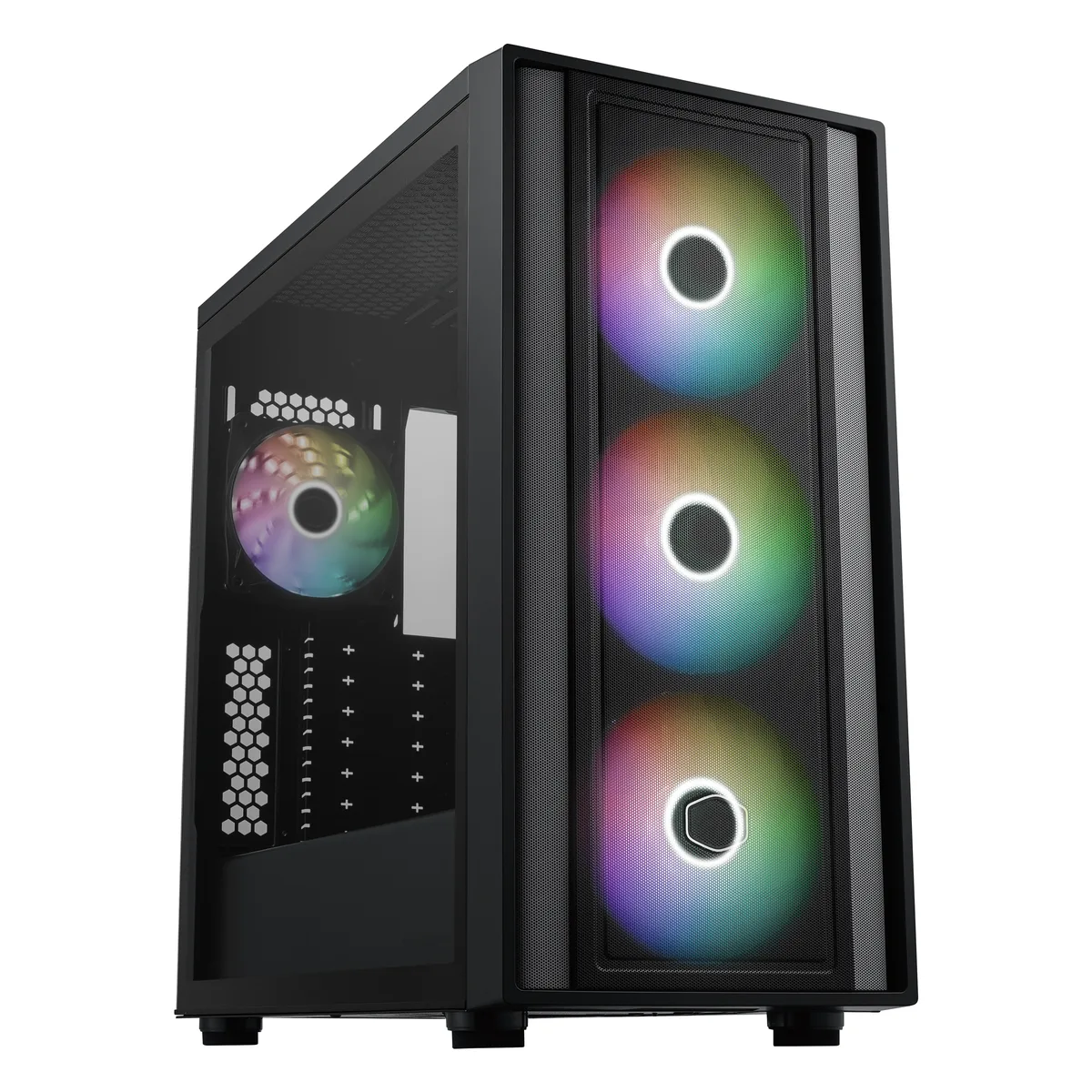 Cooler Master MasterBox 600 Mid Tower ATX Case - Black 2