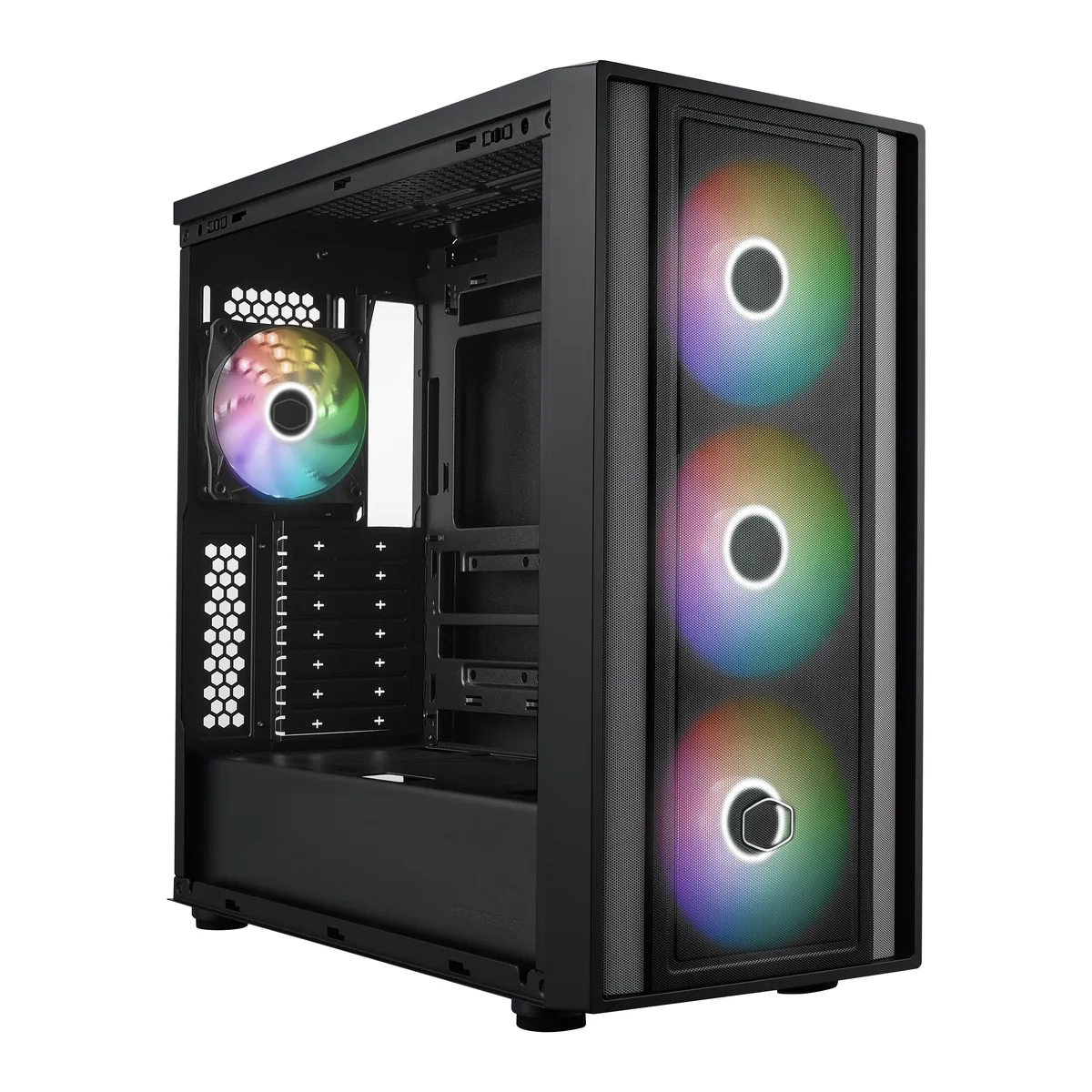 Cooler Master MasterBox 600 Mid Tower ATX Case - Black 5