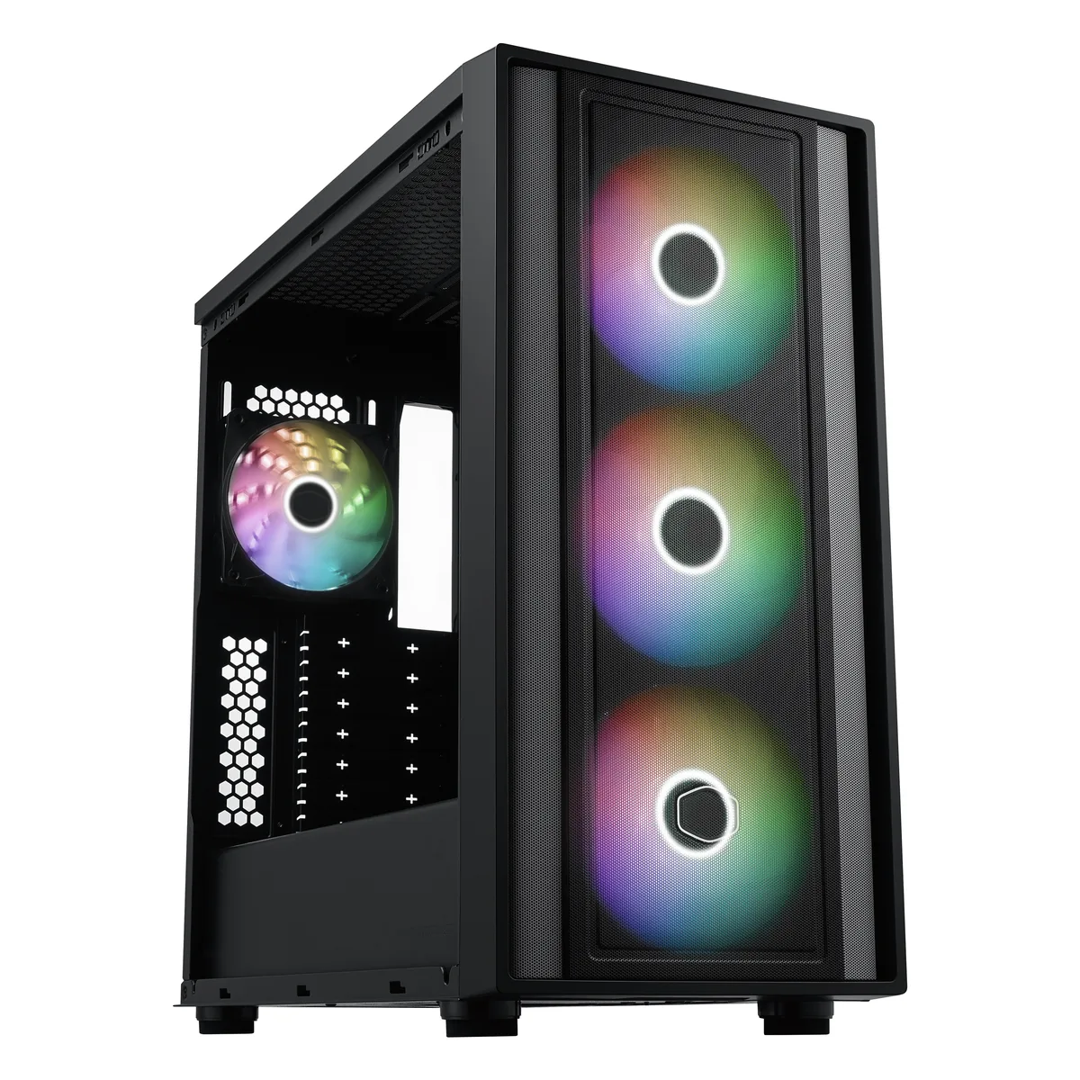 Cooler Master MasterBox 600 Mid Tower ATX Case - Black 6