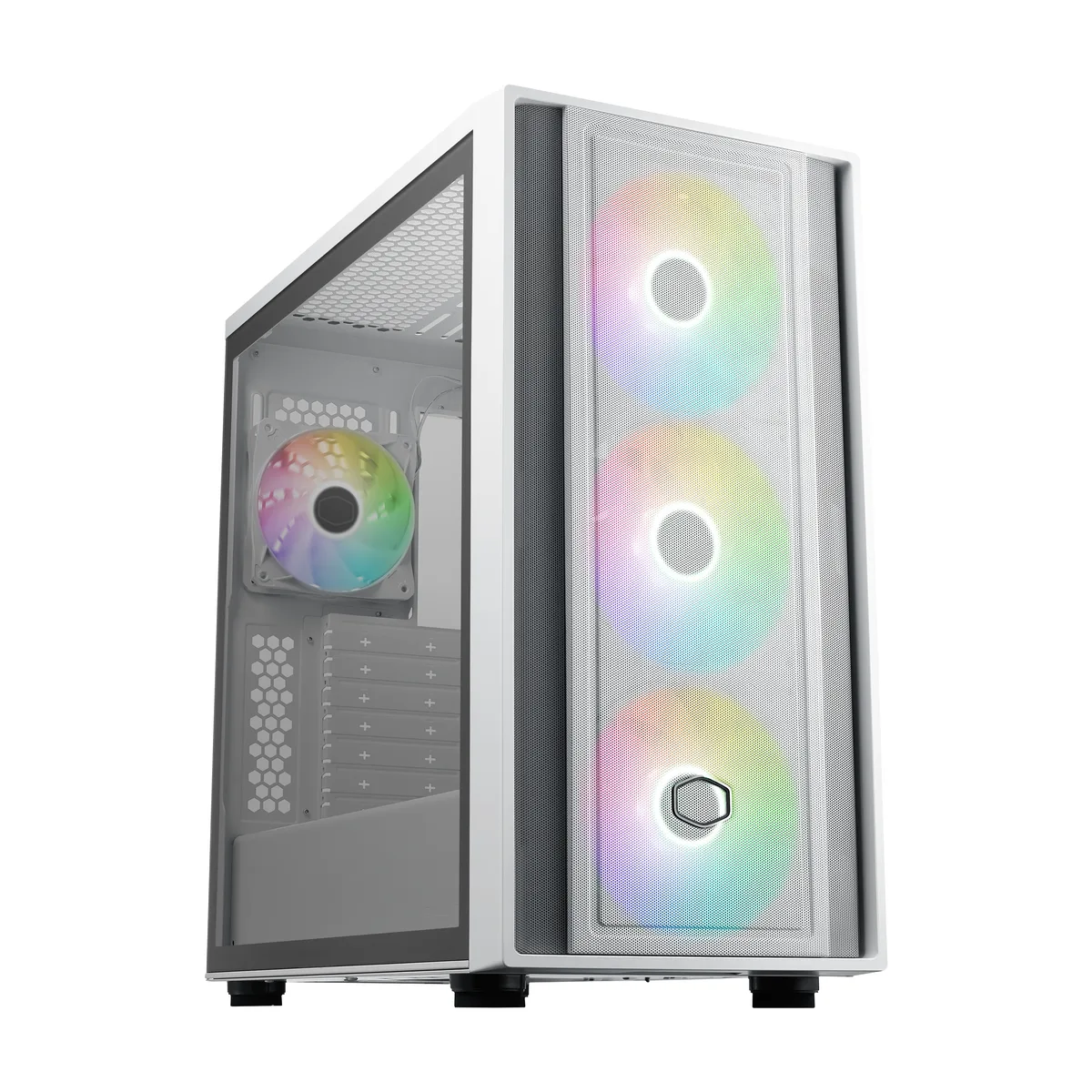 Cooler Master MasterBox 600 Mid Tower ATX Case - White