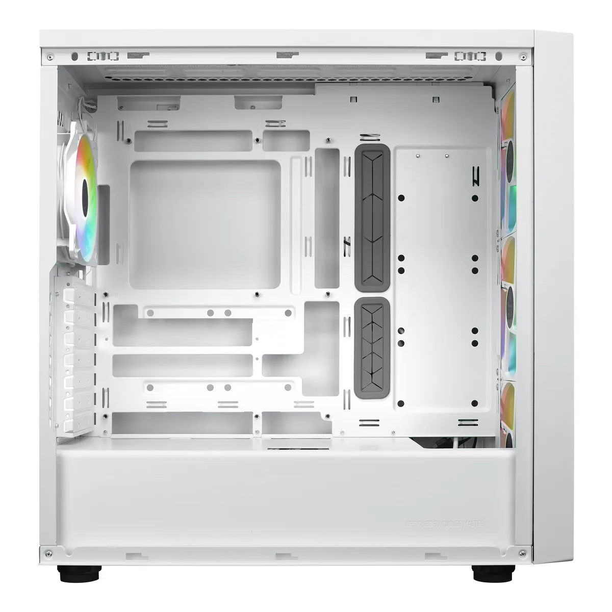 Cooler Master MasterBox 600 Mid Tower ATX Case - White 11
