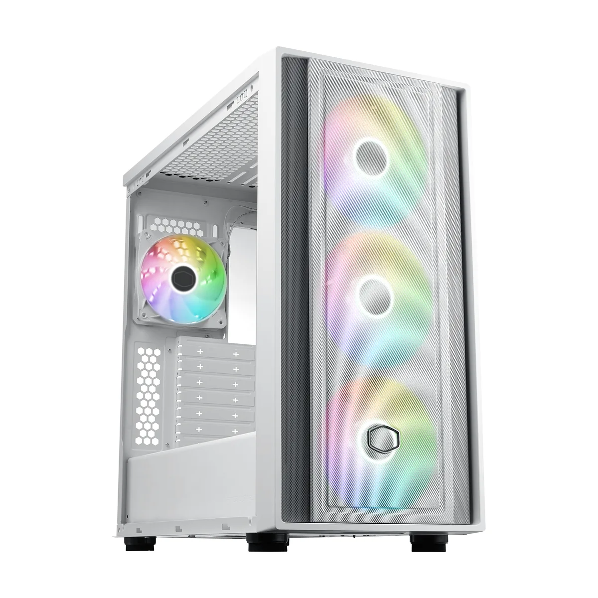 Cooler Master MasterBox 600 Mid Tower ATX Case - White 5