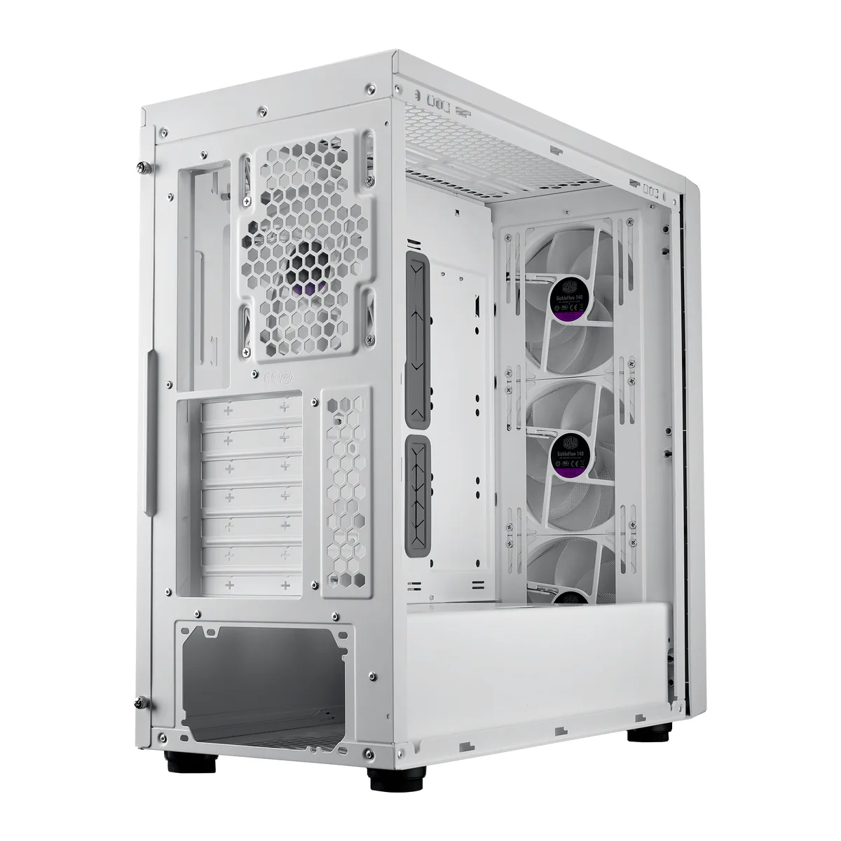 Cooler Master MasterBox 600 Mid Tower ATX Case - White 8
