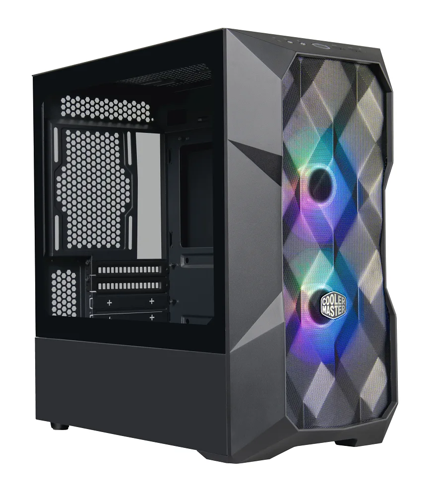 Cooler Master MasterBox TD300 Mesh Mini Tower Case - Black 6
