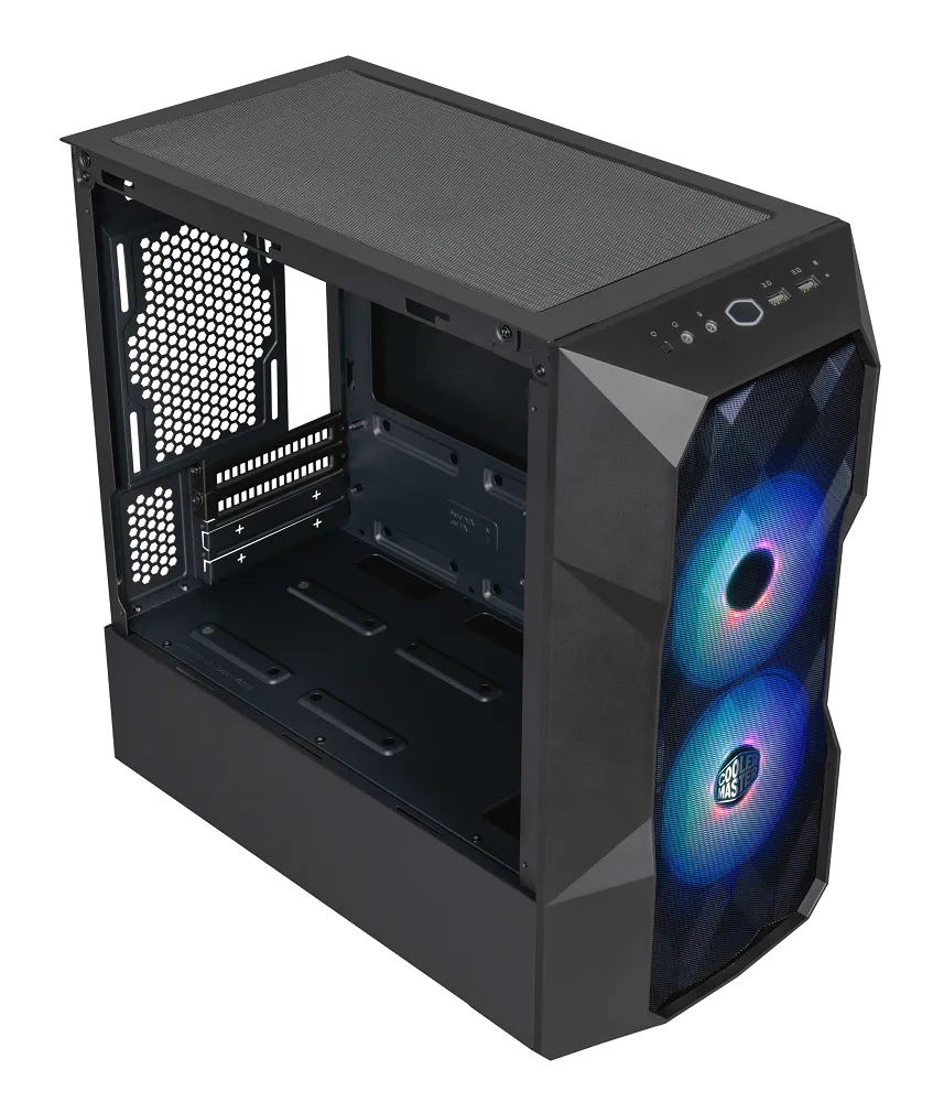 Cooler Master MasterBox TD300 Mesh Mini Tower Case - Black 8