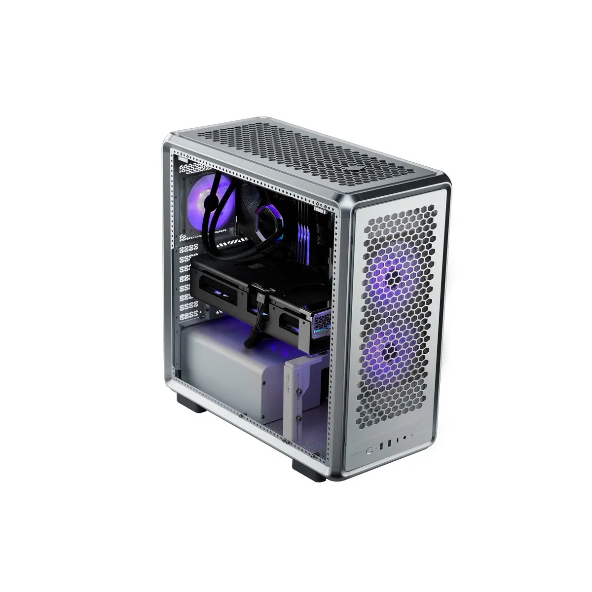 Cooler Master MasterFrame 600 Midi Tower - Silver 8