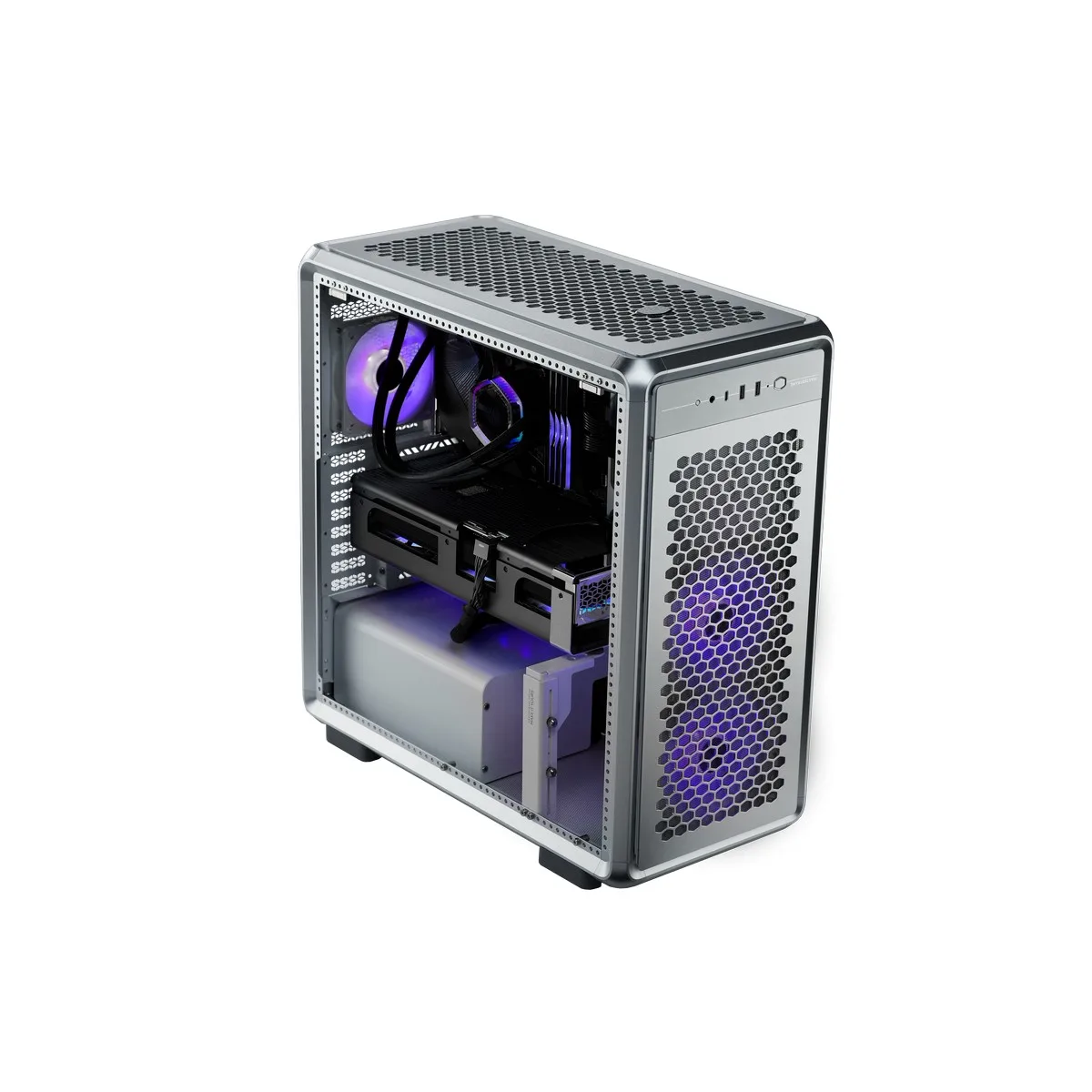 Cooler Master MasterFrame 600 Midi Tower - Silver 9