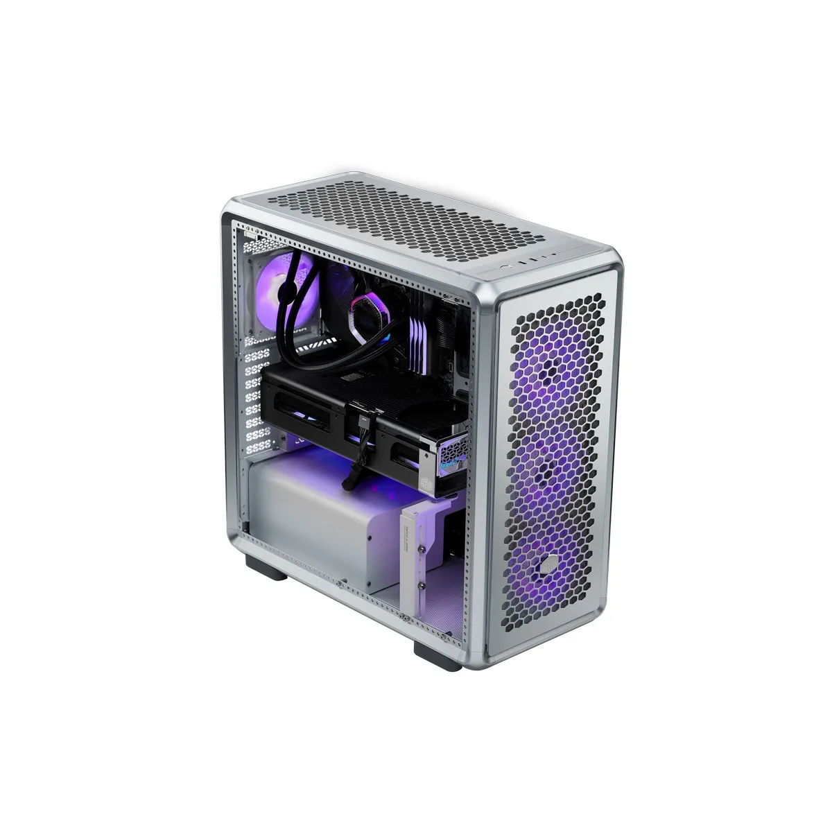 Cooler Master MasterFrame 600 Midi Tower - Silver 10