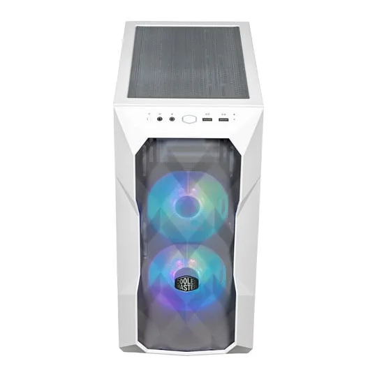 Cooler Master TD300 Mesh Mini Tower Tempered Glass White PC Case 3