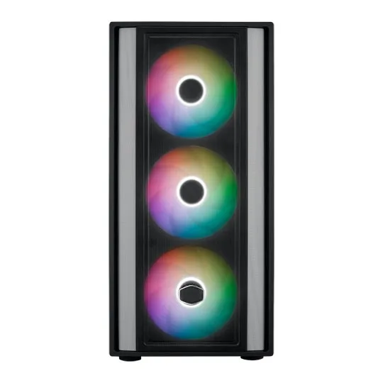 CoolerMaster MasterBox 600 Black ARGB Mid Tower TG PC Case 2
