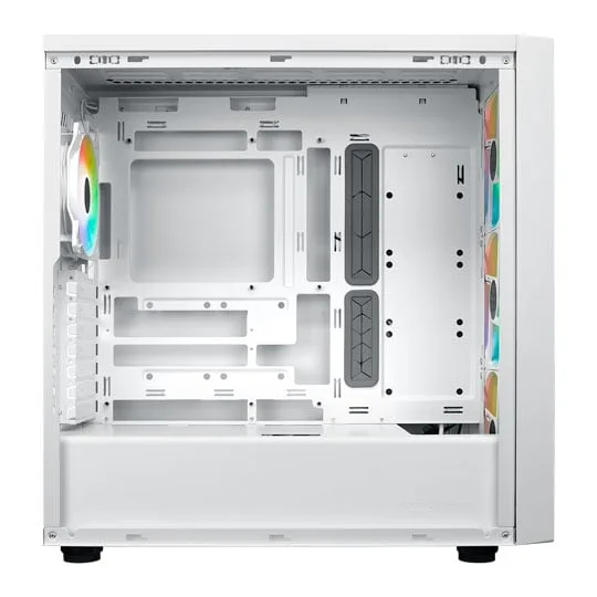 CoolerMaster MasterBox 600 White ARGB Mid Tower TG PC Case 3