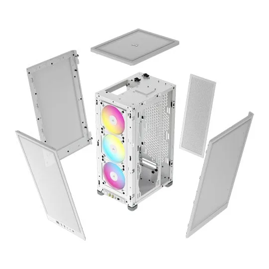 Corsair 2000D RGB Airflow White Mini-ITX Case 4